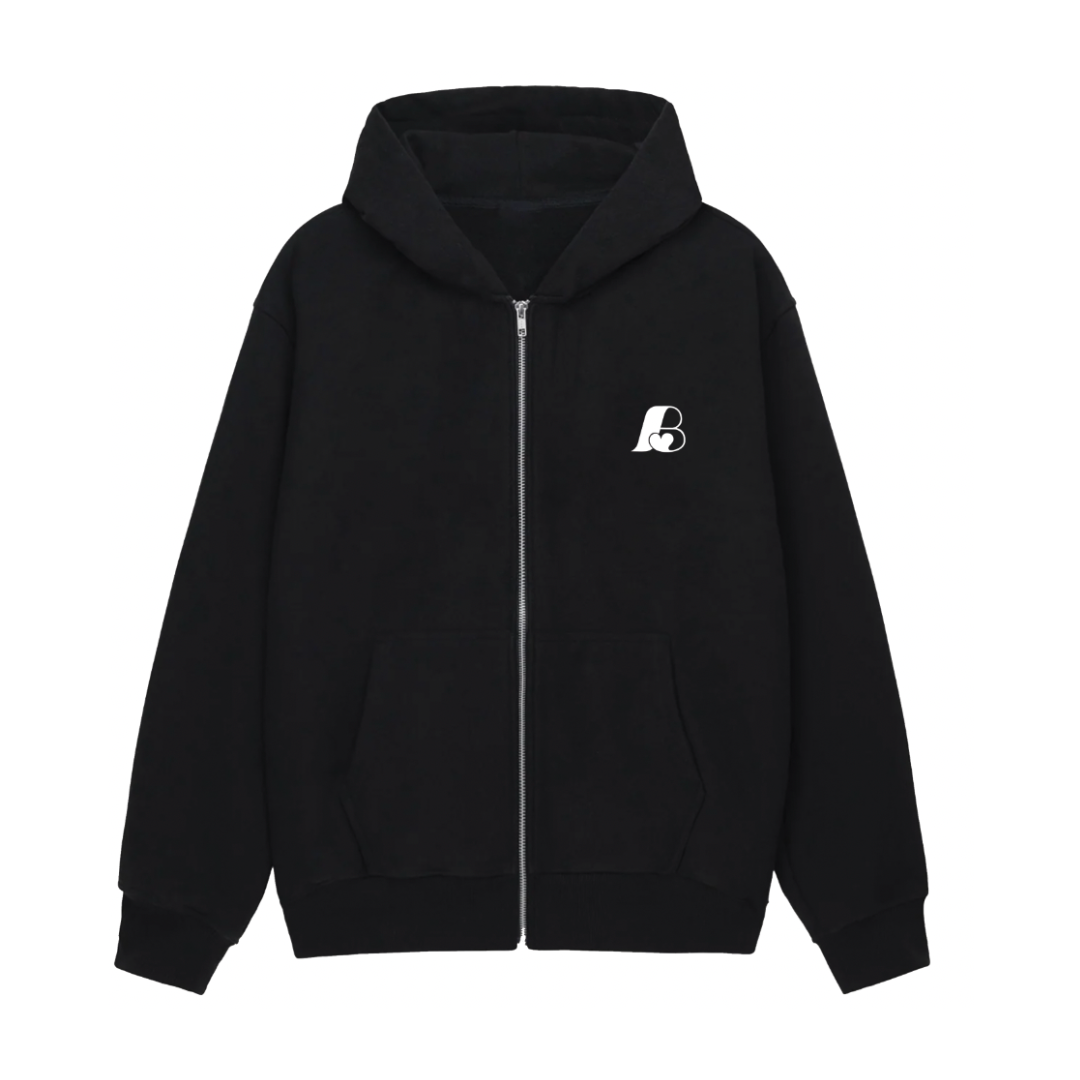 B-Logo Full Zip Hoodie – It Means Good