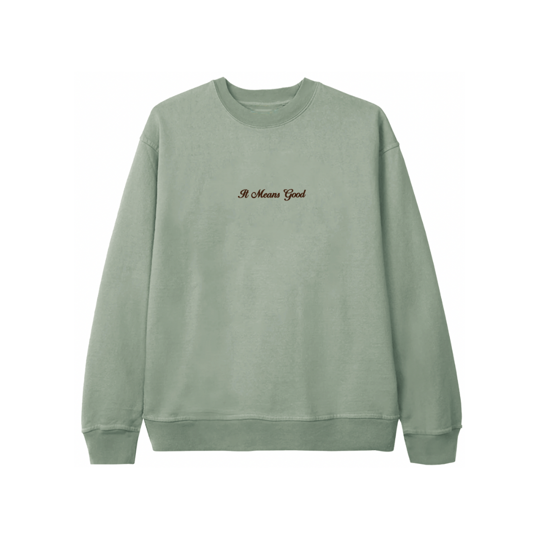 BOTT - SCRIPT LOGO CREWNECK LIGHT BLUE – SOLAR MTP