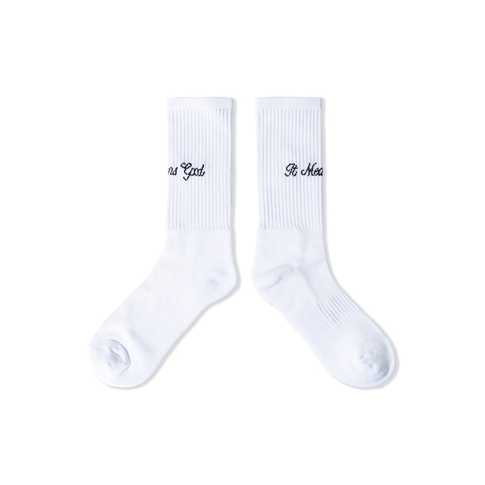 Script Logo Sock